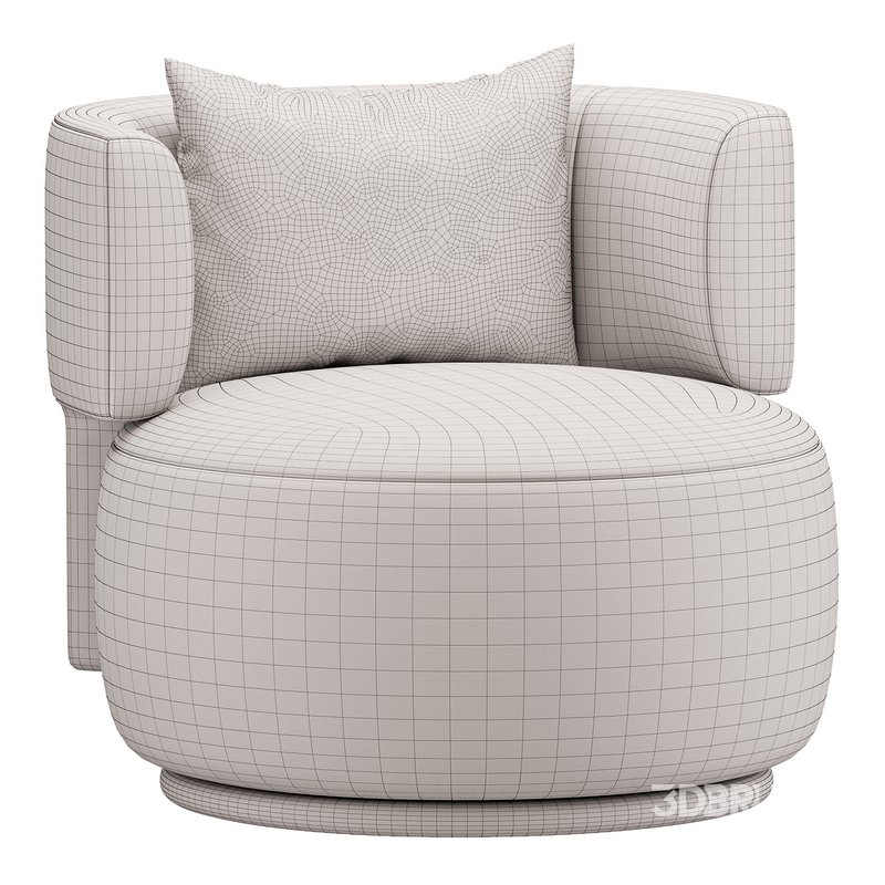 Kartell K Waiting Armchair Chenille Image 5
