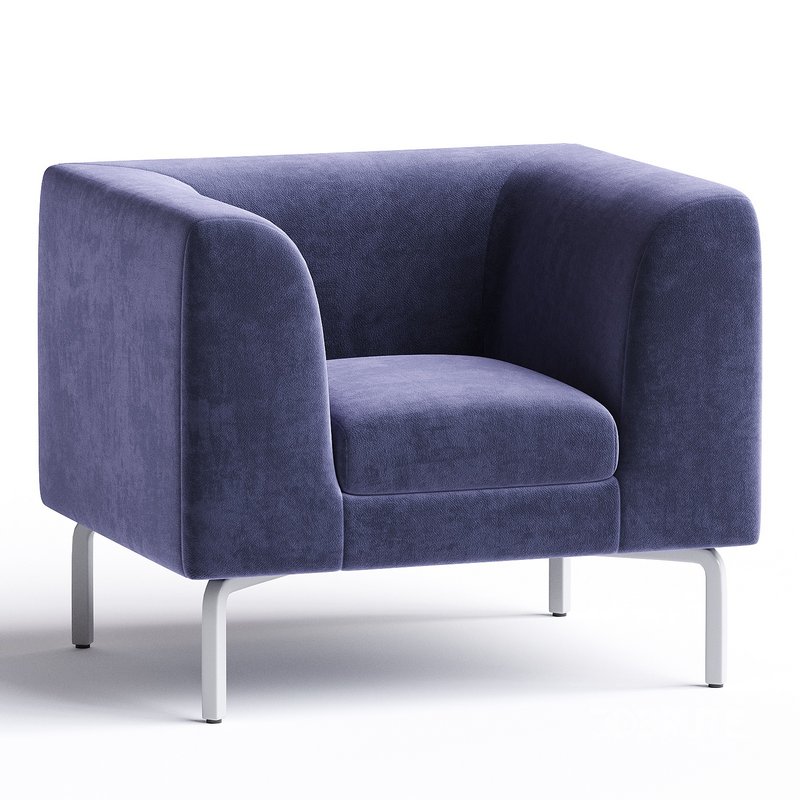 qora kreslo metal 2 Image 2