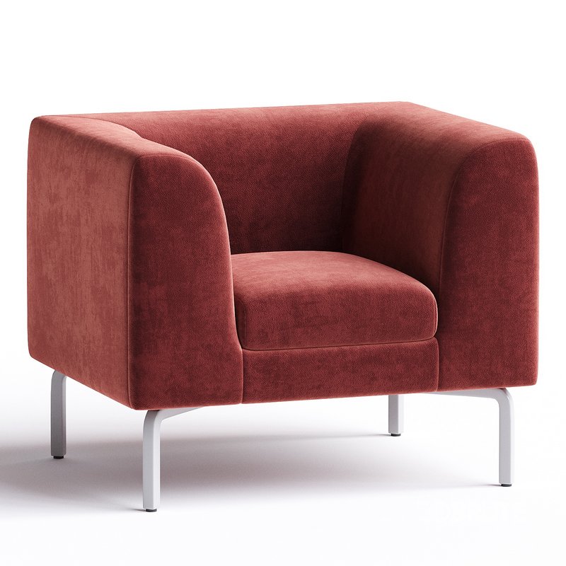 qora kreslo metal 2 Image 1