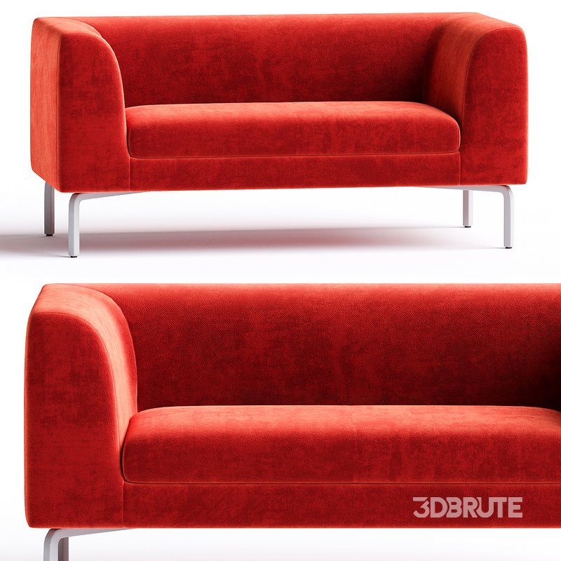 qizil metal 2 divan Image 3