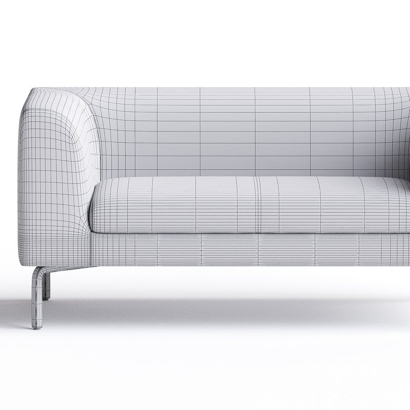 qizil metal 2 divan Image 2