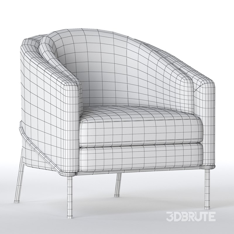 Minotti Fil Noir fauteuil Image 4