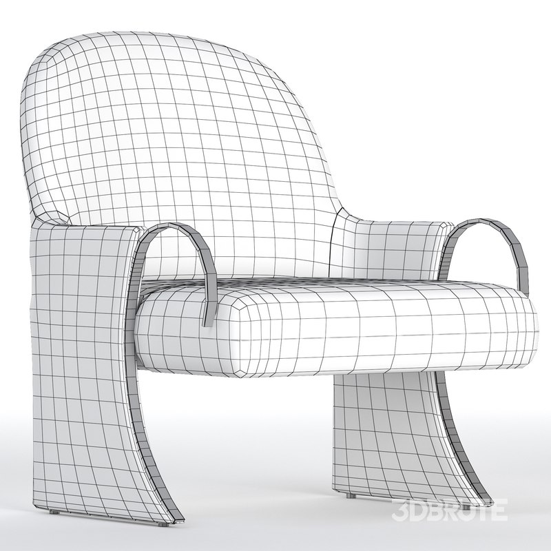 Uncommon Brass and Upholstered Art Deco Revival Lounge Chairs Image 5