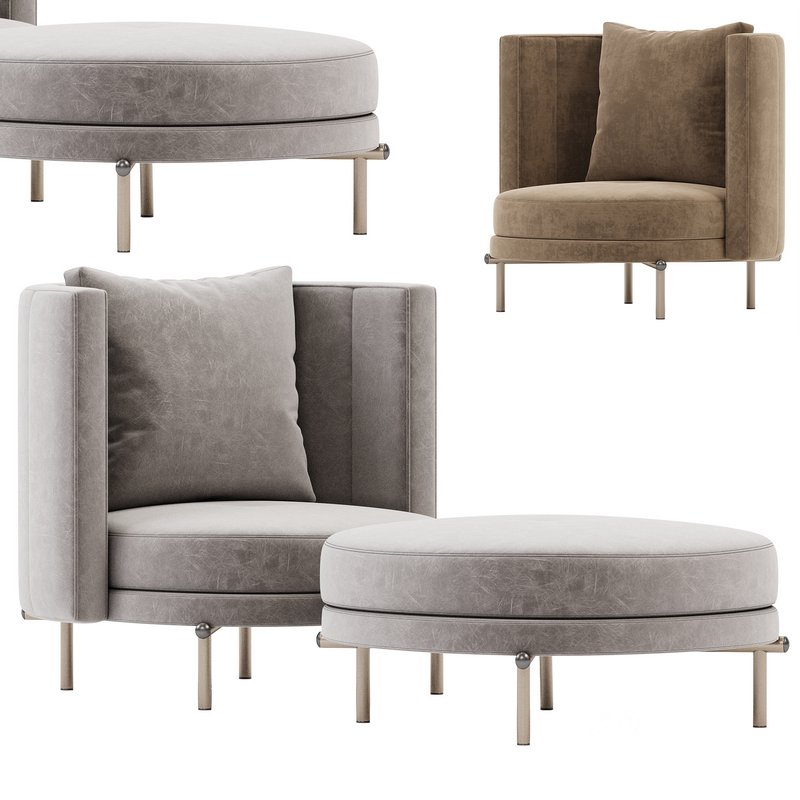 Minotti tori armchair Image 1