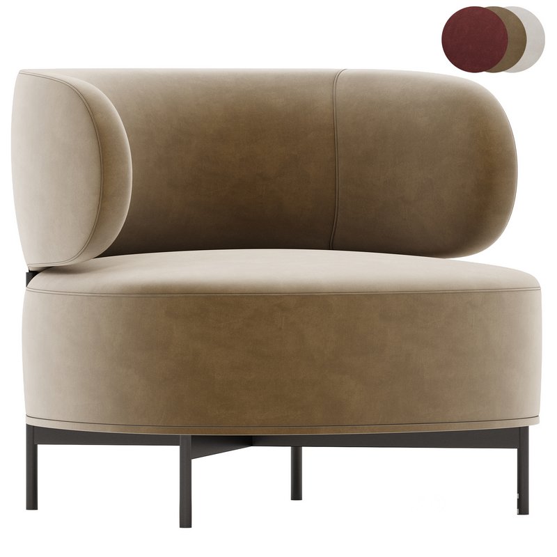 Akiko lounge armchair Image 3