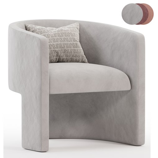 Martinique Chair in Velvet