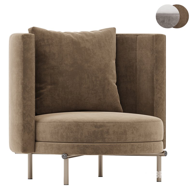 Minotti tori armchair Image 2