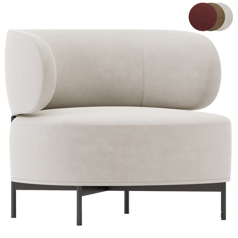 Akiko lounge armchair Image 1