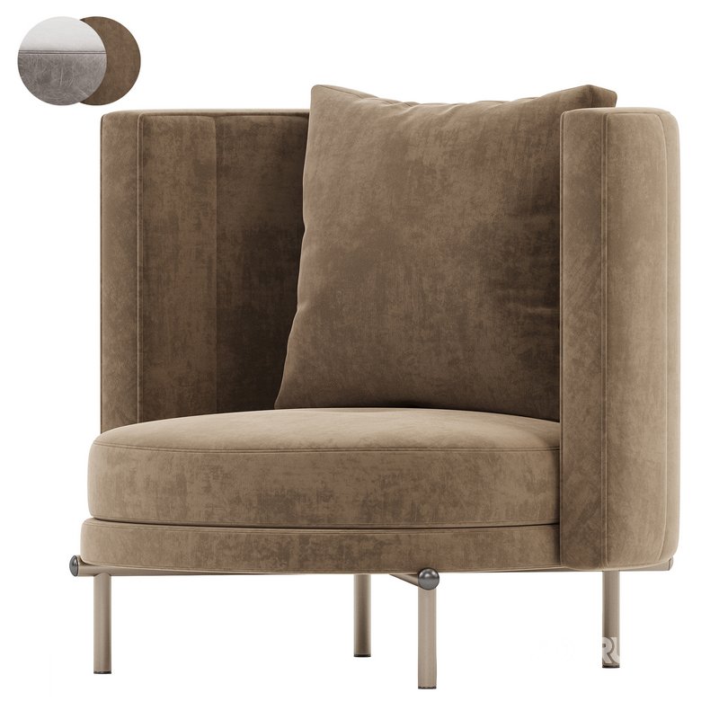 Minotti tori armchair Image 3