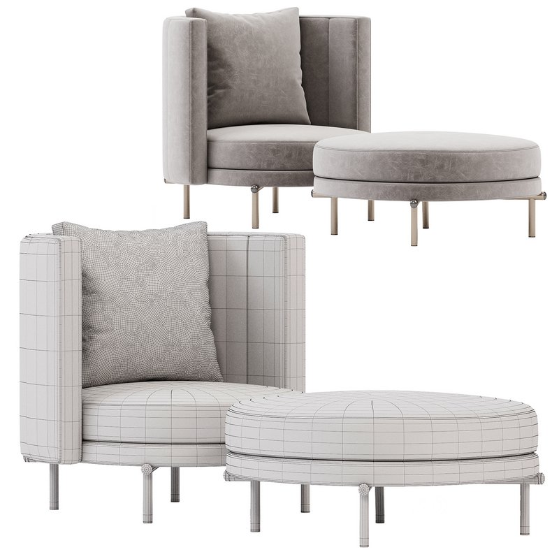 Minotti tori armchair Image 4