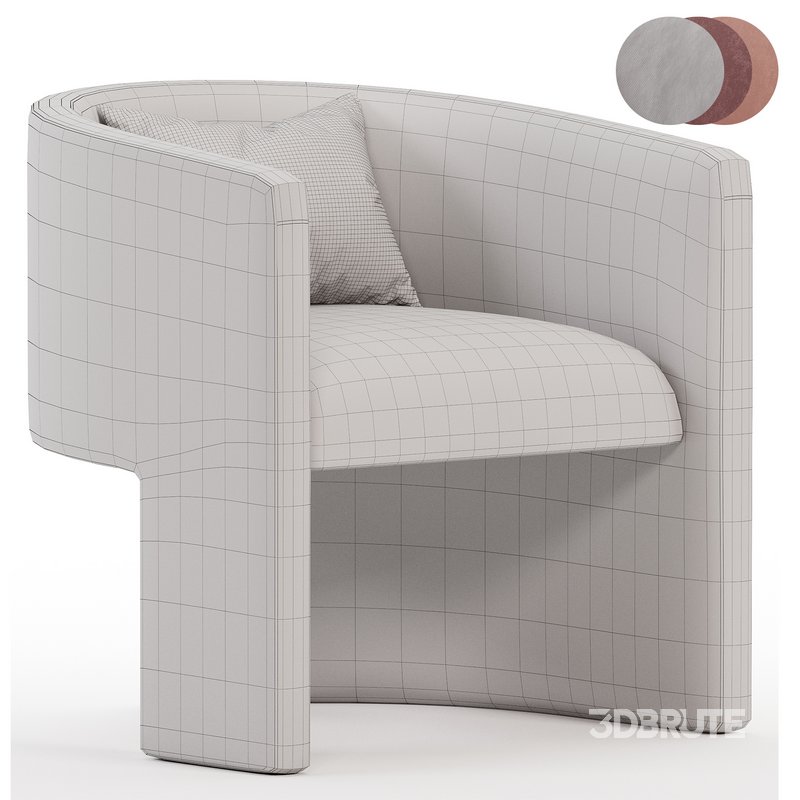 Martinique Chair in Velvet Image 5