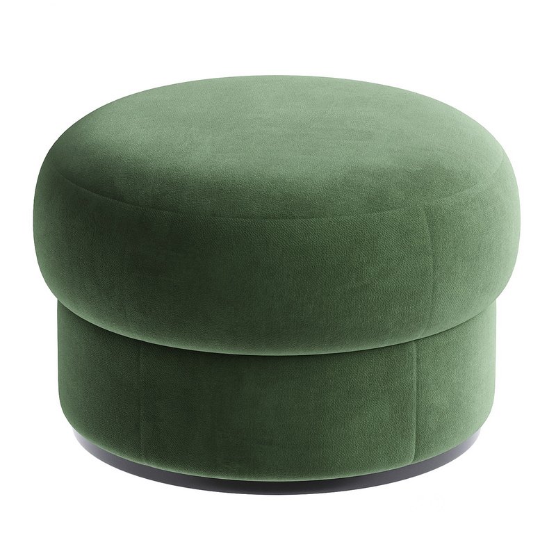 pouf sariq dumaloq Image 2