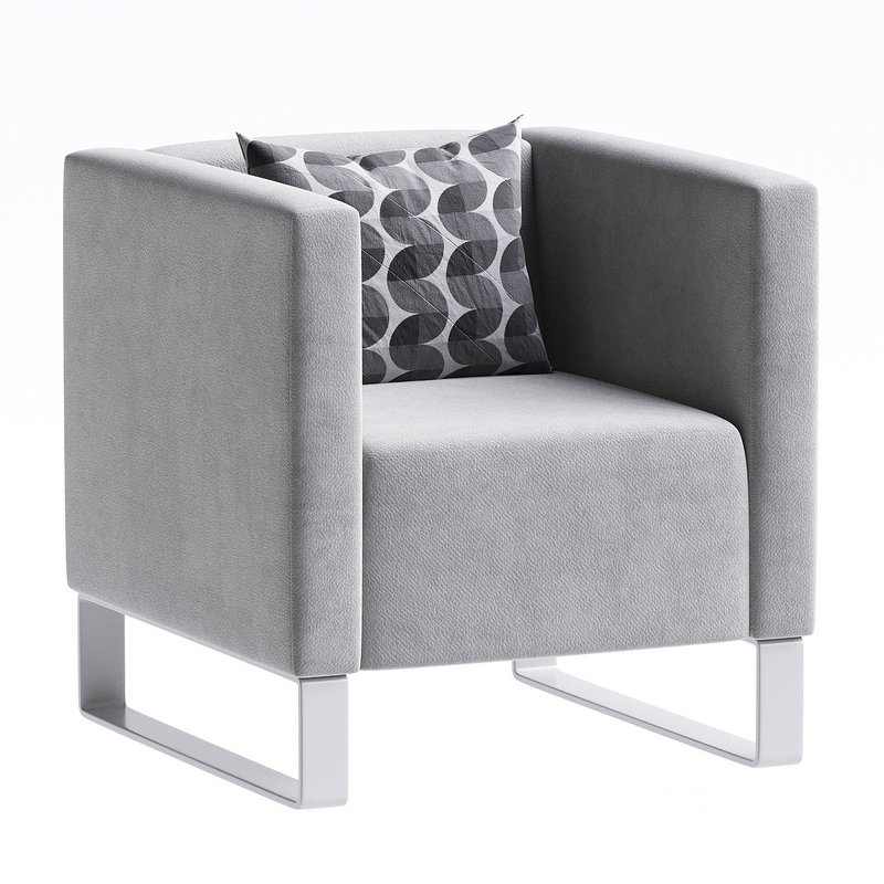 seriy kreslo 2 Image 1