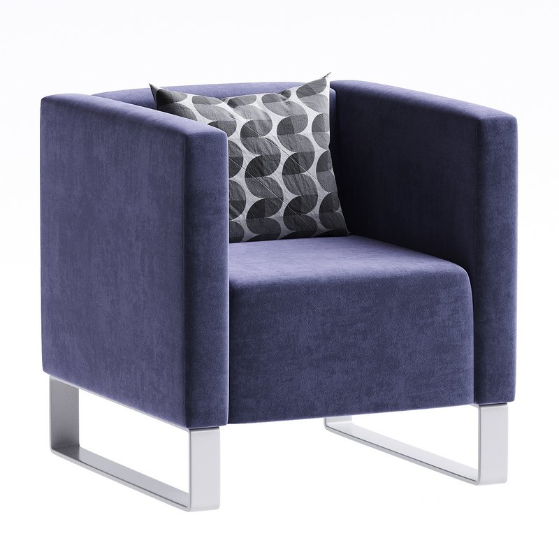 seriy kreslo 2 Image 3