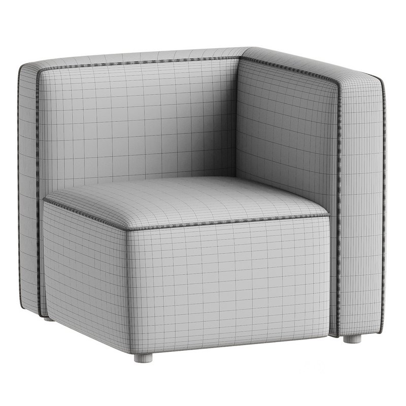 seriy kreslo kichkina Image 4