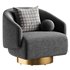 armchair polyanna swivel barrel - Thumbnail 1