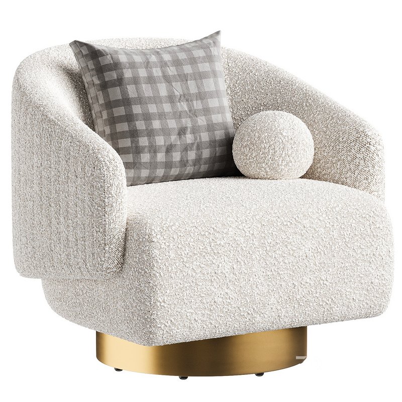 armchair polyanna swivel barrel Image 4