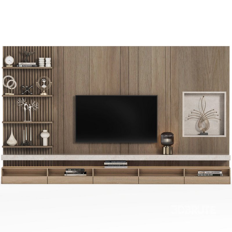 TV wall set02 Image 2