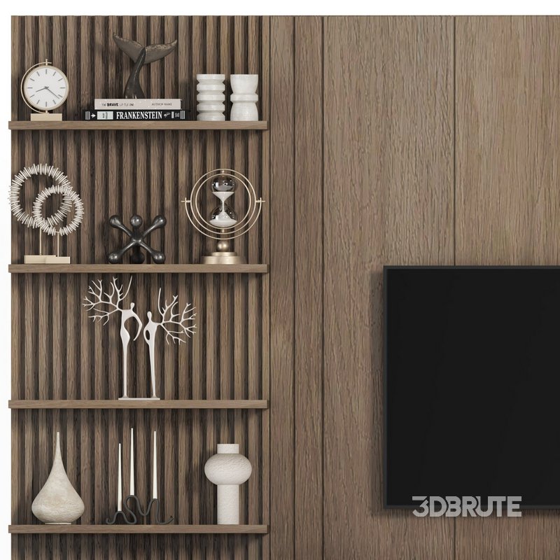 TV wall set02 Image 3