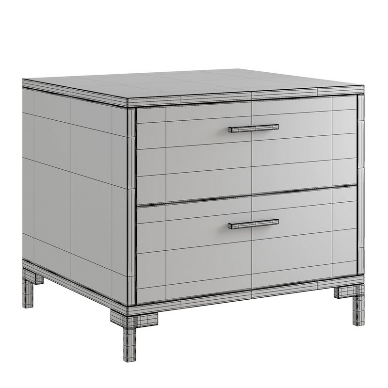 Bedside table Cleveland Wood Image 14