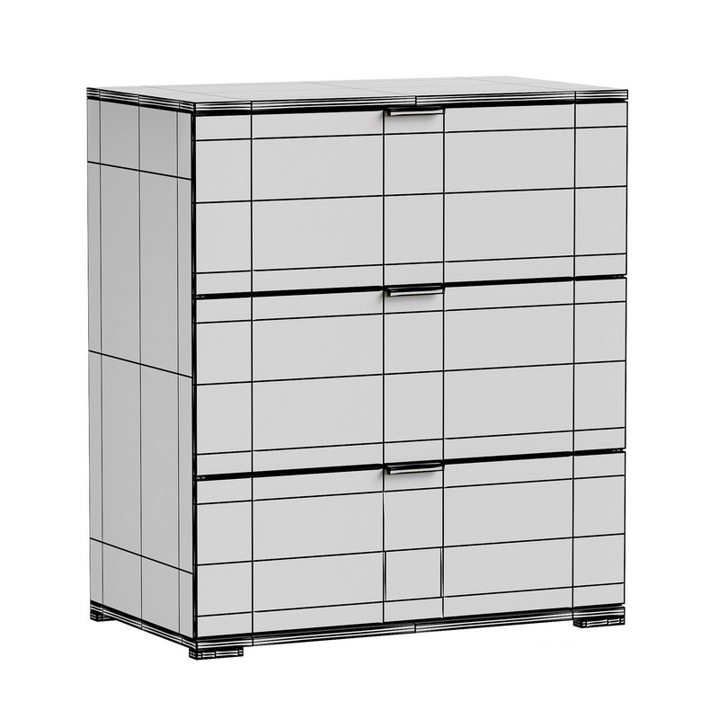 Chest of Drawers Shelving-4 Sand Image 14