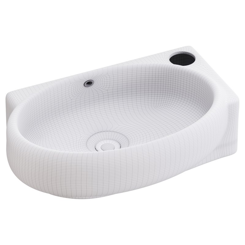 Corner Wall Mount Bathroom Image 14