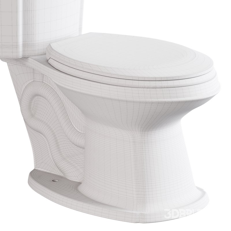 Corner Elongated Two Piece Dual Flush Bathroom Toilet Image 15