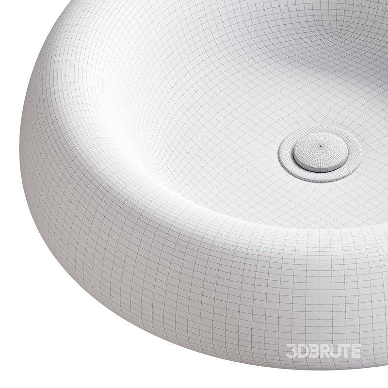 Bathroom Vessel Sink White Porcelain Tranquility Image 8