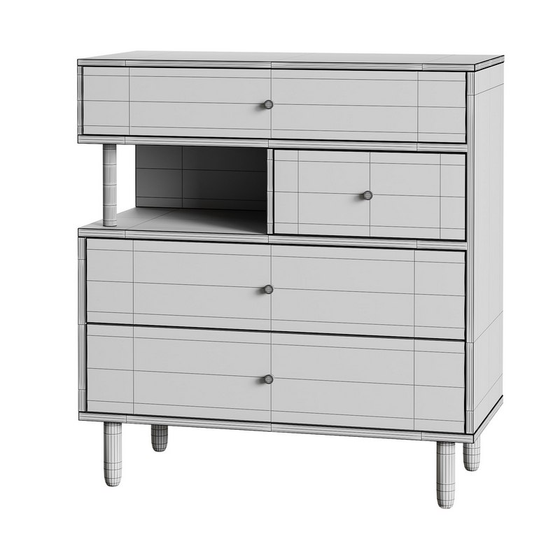 Deakins Chest of Drawers 1 Gene Latte Plywood Image 13