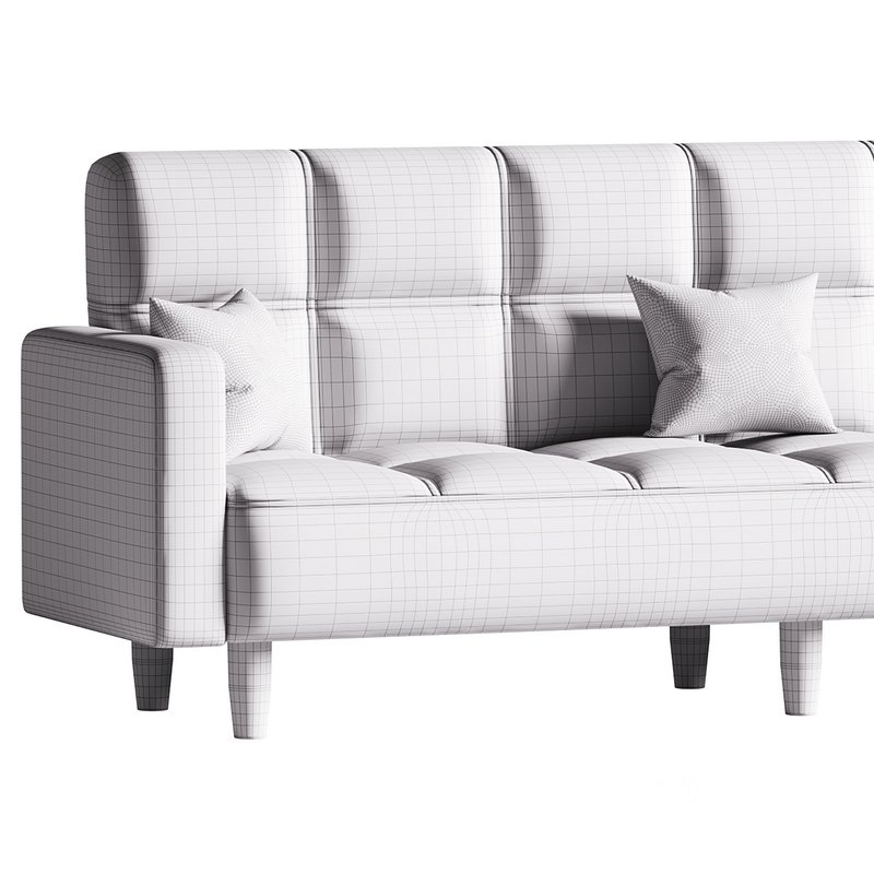 Modern 4-Seat Convertible Sofa Image 17