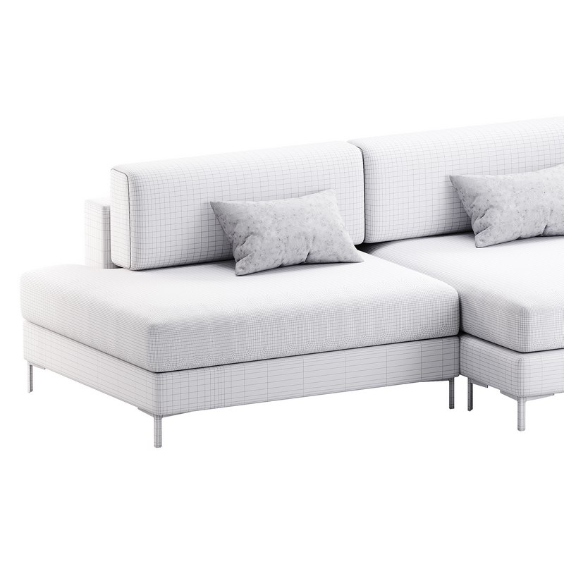 Corner sofa Edwin Velvet Terra Image 18