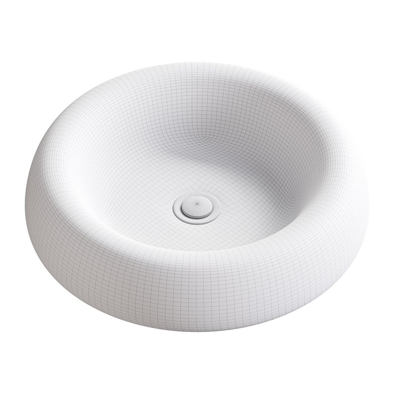 Bathroom Vessel Sink White Porcelain Tranquility Image 9