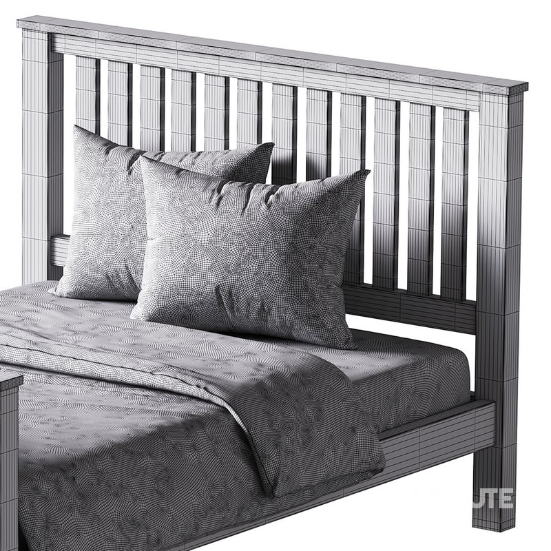 uhomepro Gray Full Size Bed Image 15