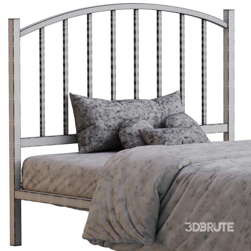 Rest Haven Hartford Metal Queen Platform Bed Image 15