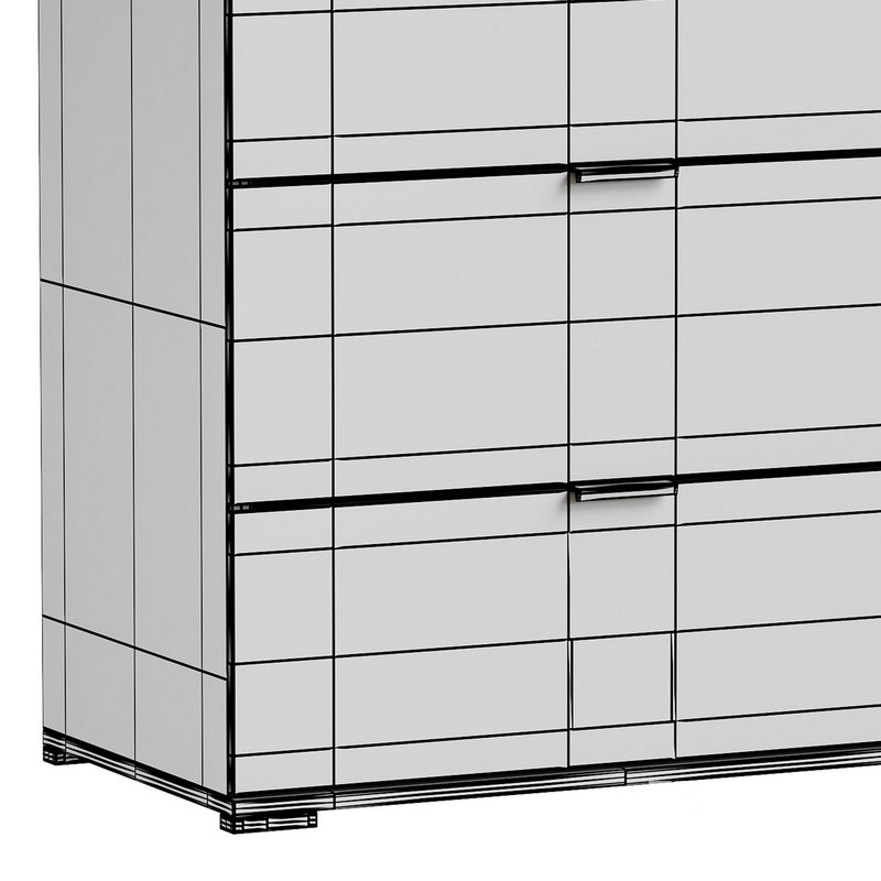 Chest of Drawers Shelving-4 Sand Image 15