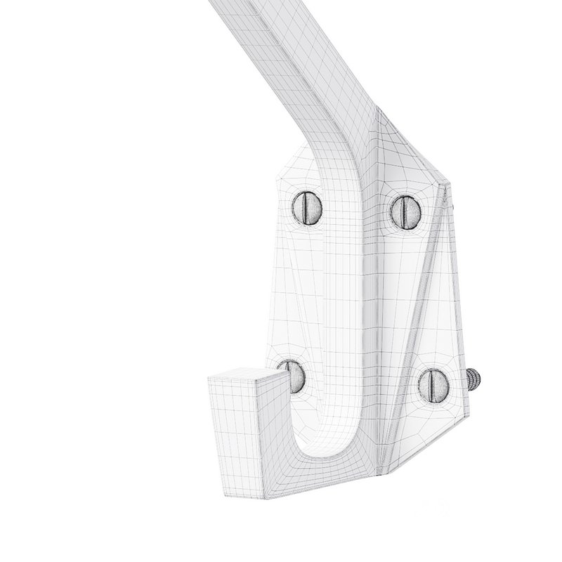 Renovator Supply Heavy Duty Coat Hooks Double Hook Coat Hanger Image 14