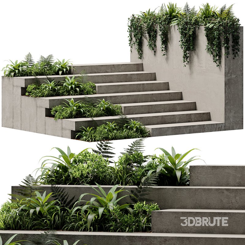Landscape Furniture stairs – Set 02 Image 4
