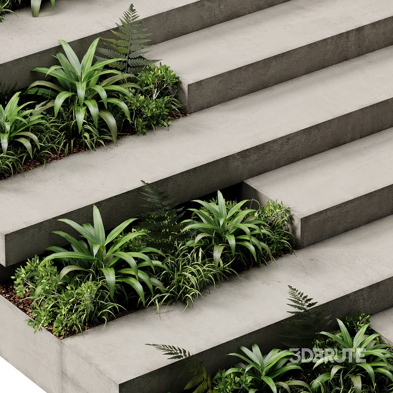 Landscape Furniture stairs – Set 02 Image 2