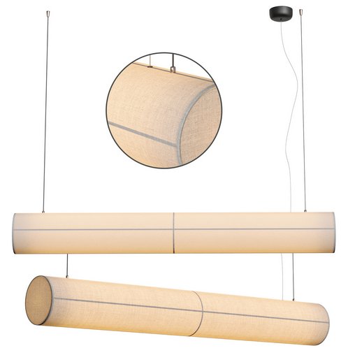 HASHIRA LINEAR PENDANT LAMP, RAW