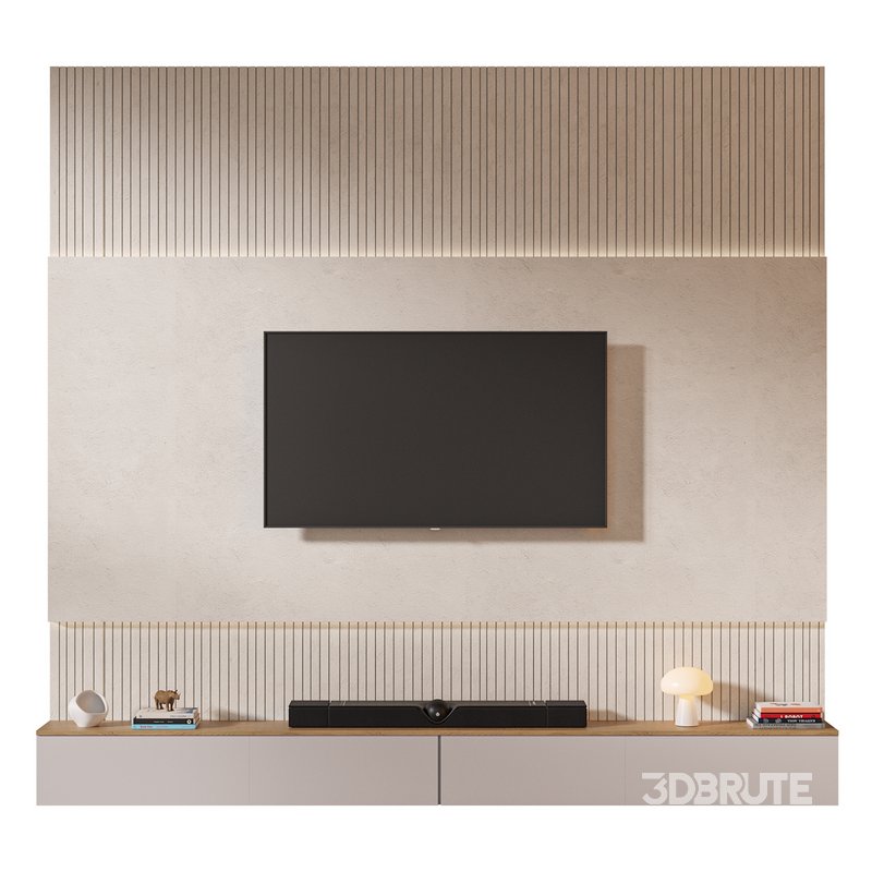 TV wall set 02 Image 1