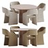 Ellipse table and chairs - Thumbnail 1