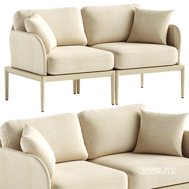 Idda Outdoor Loveseat Image 1