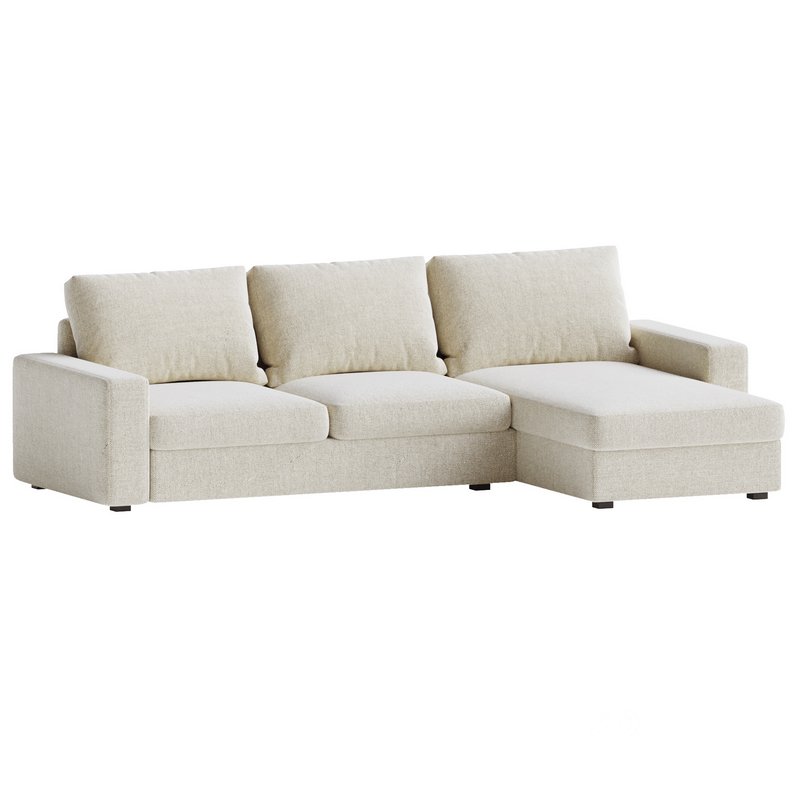 KIVIK 3 seater sofa white Image 1