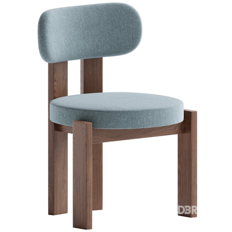 Contemporary oak chair Image 1