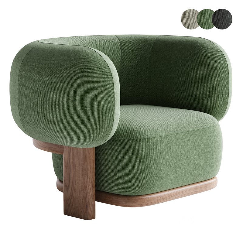Stylish Comfortable Armchair Image 1
