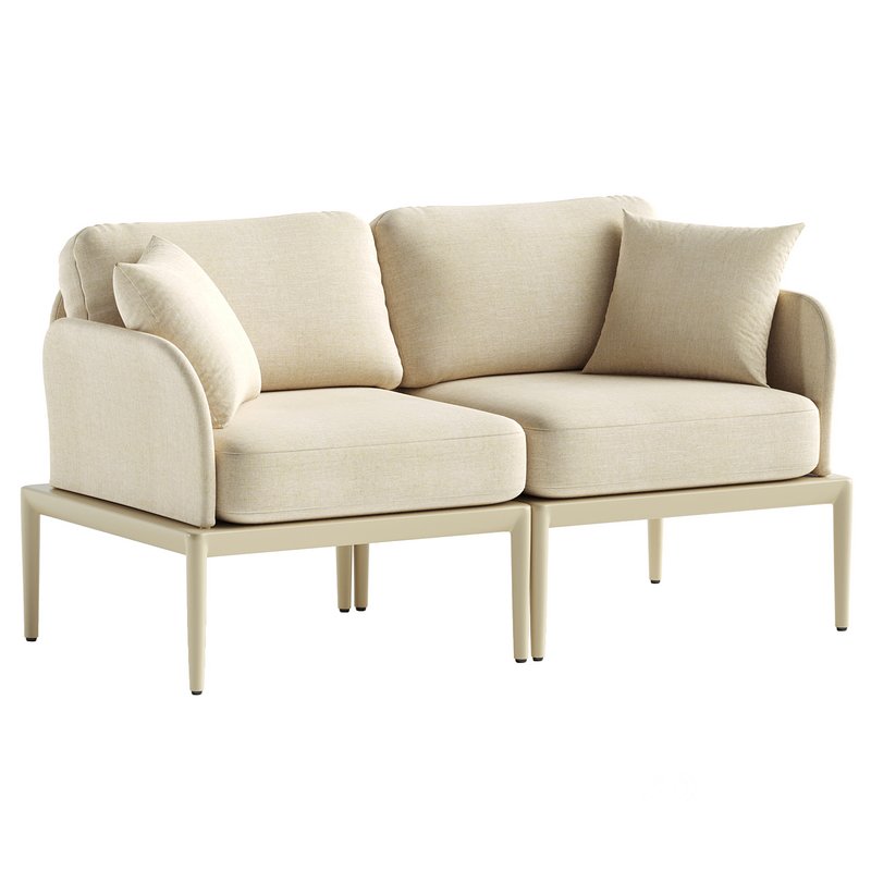 Idda Outdoor Loveseat Image 2