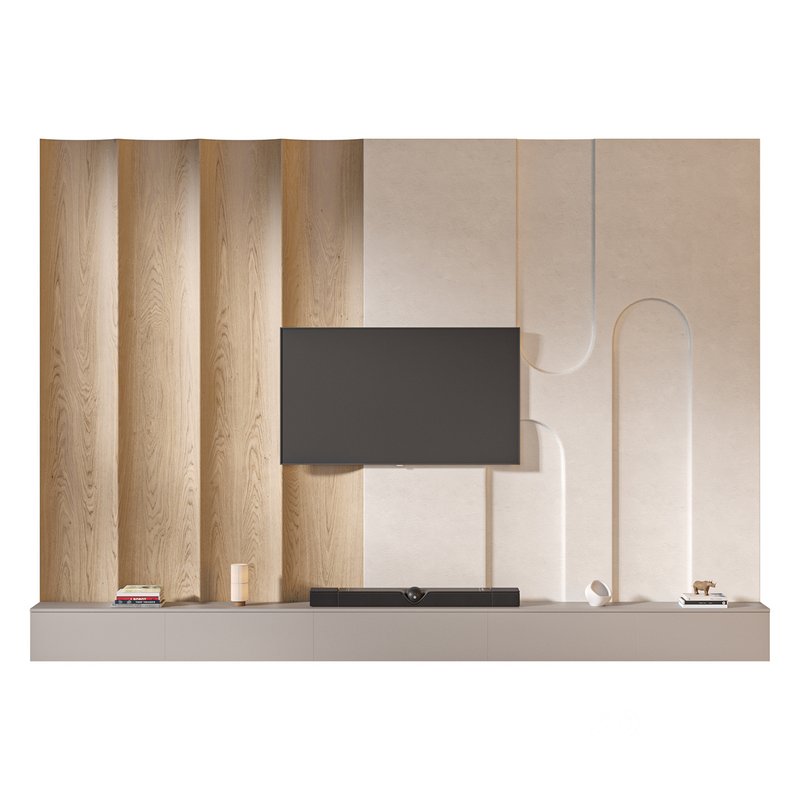 TV wall set 08 Image 3