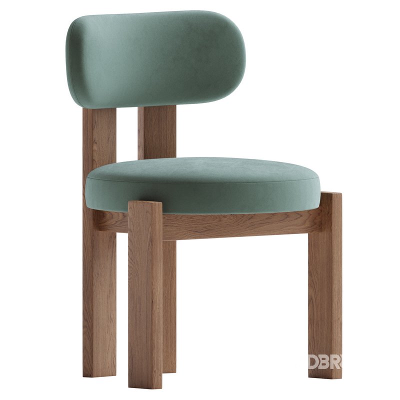 Contemporary oak chair Image 2