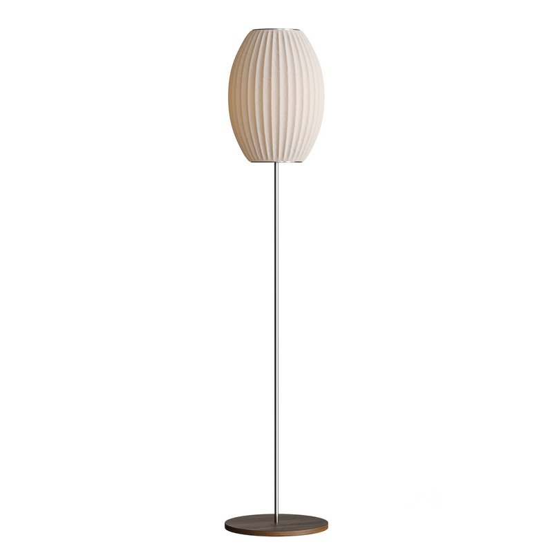 Bubble Lotus Floor Lamp. Herman Miller. Nelson. Cigar Image 2