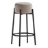Colombe Upholstered Counter Stool with Metal Frame - Thumbnail 3